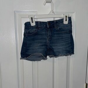 wonder nation Dark Blue Denim Girls Shorts